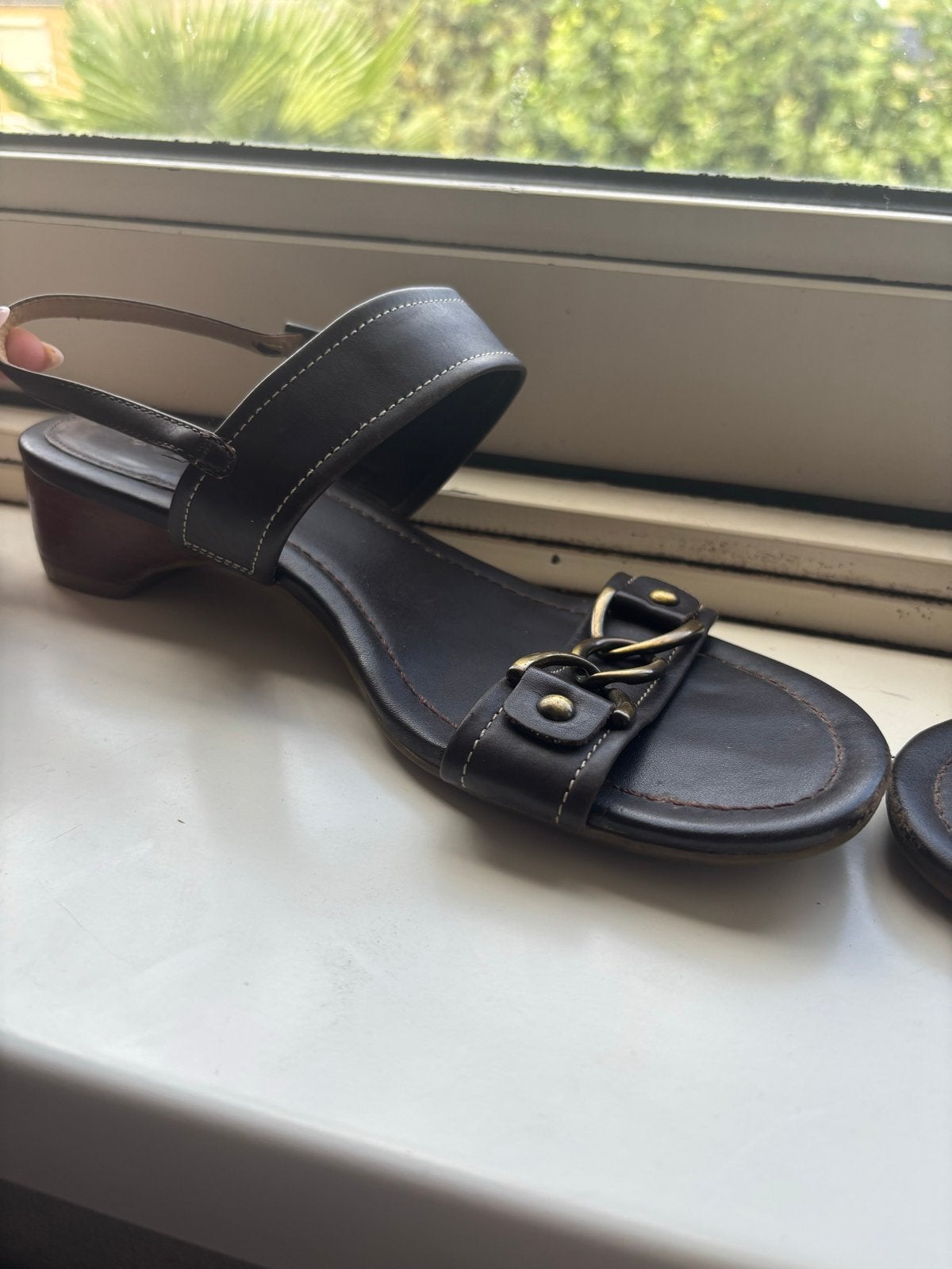 ECCO Sandalen Maat 39 - Zo goed als nieuw, Bruin, Zo goed als nieuw, Sandalen of Muiltjes, Ophalen of Verzenden