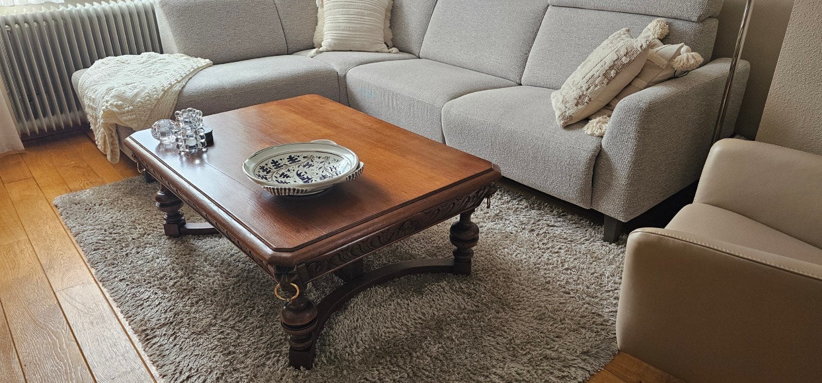 Te koop salontafel., Ophalen, 100 tot 150 cm, Eikenhout, 50 tot 100 cm