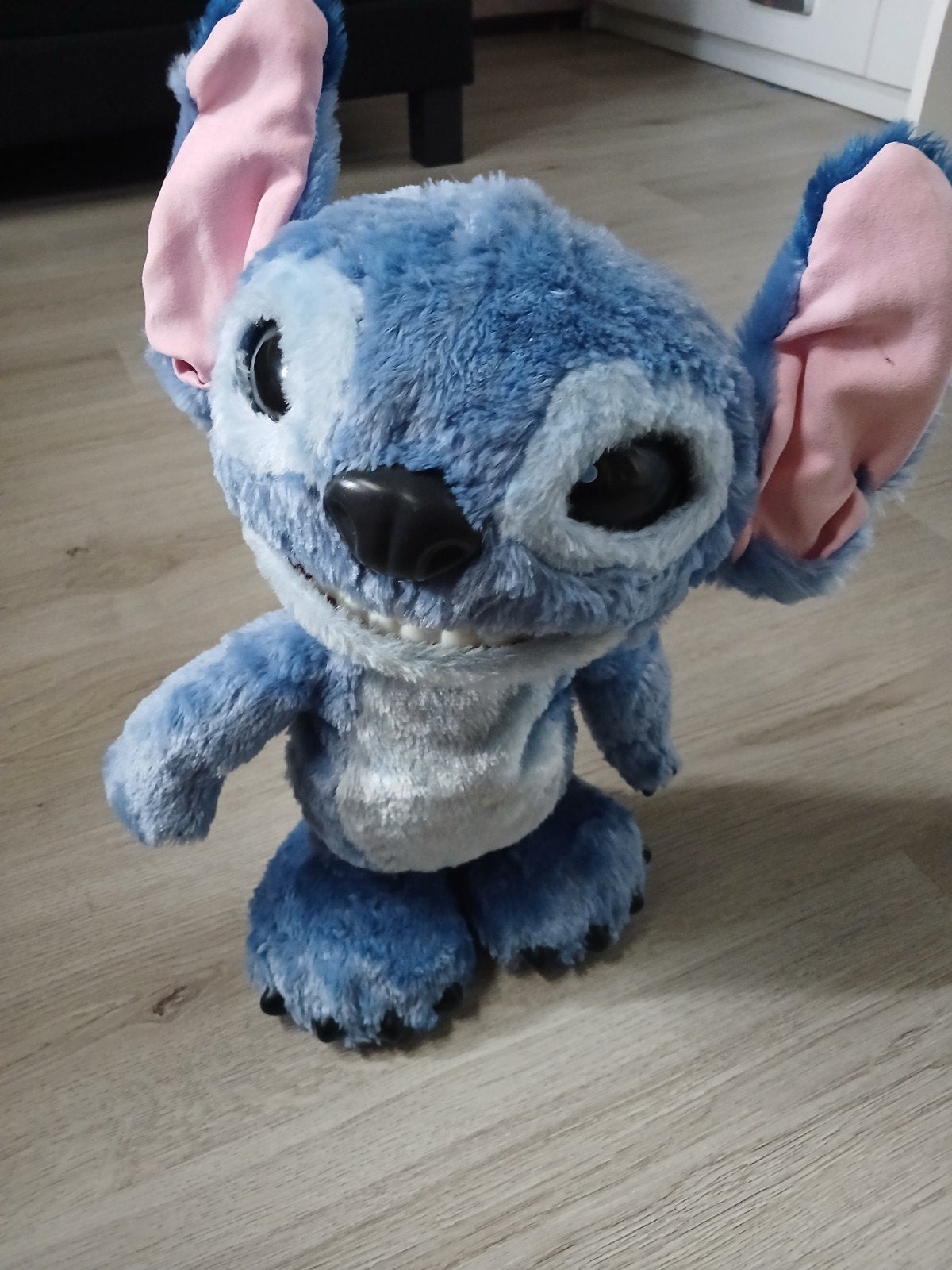 Disney Stitch Knuffel bewegend en praten - Zo goed als nieuw, Disney, Disney, Overige typen, Blauw