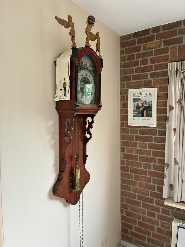 Antieke Friese staartklok, Antiek en Kunst, Ophalen