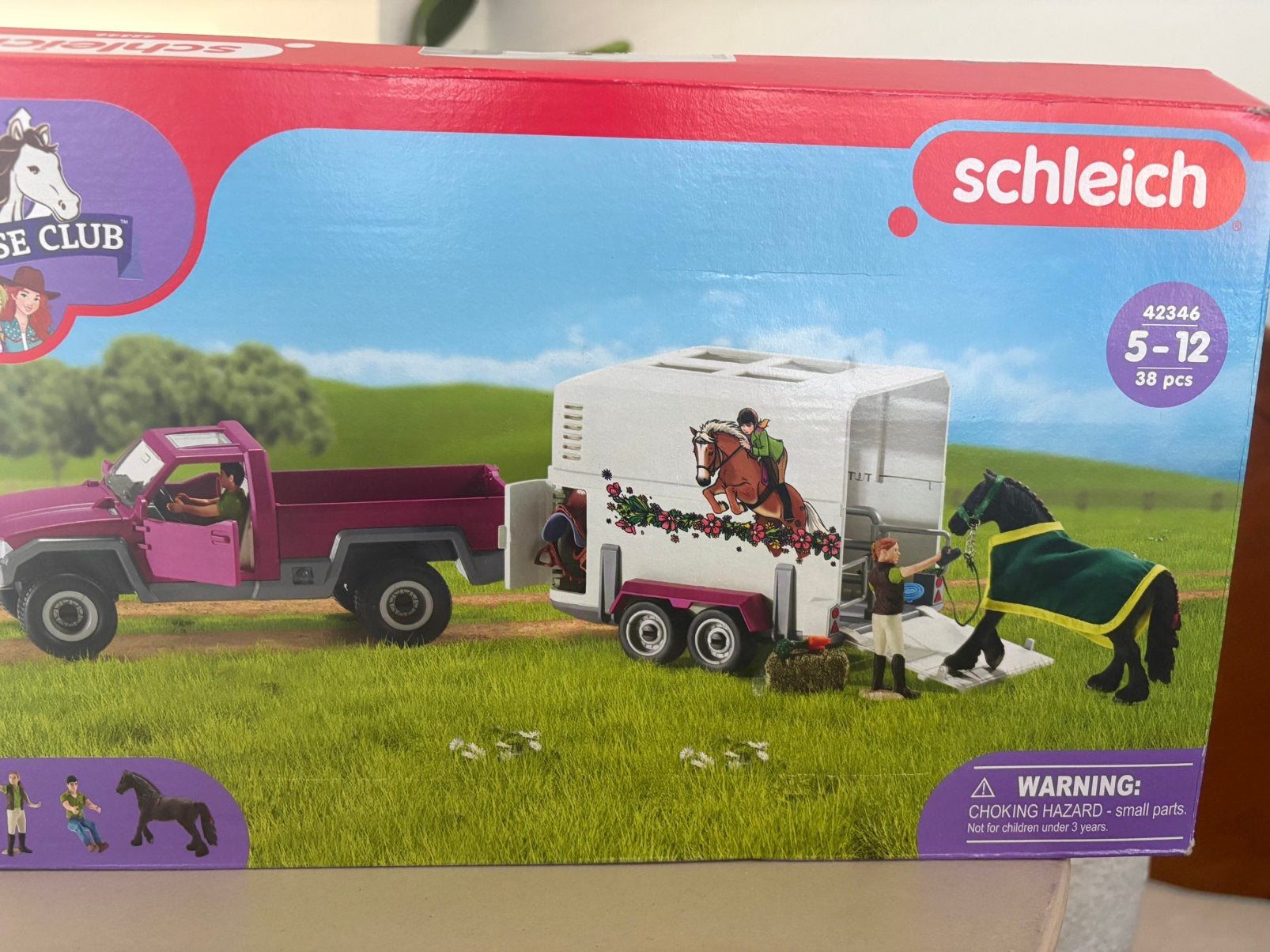 Schleich paardentrailer, Ophalen of Verzenden, Nieuw