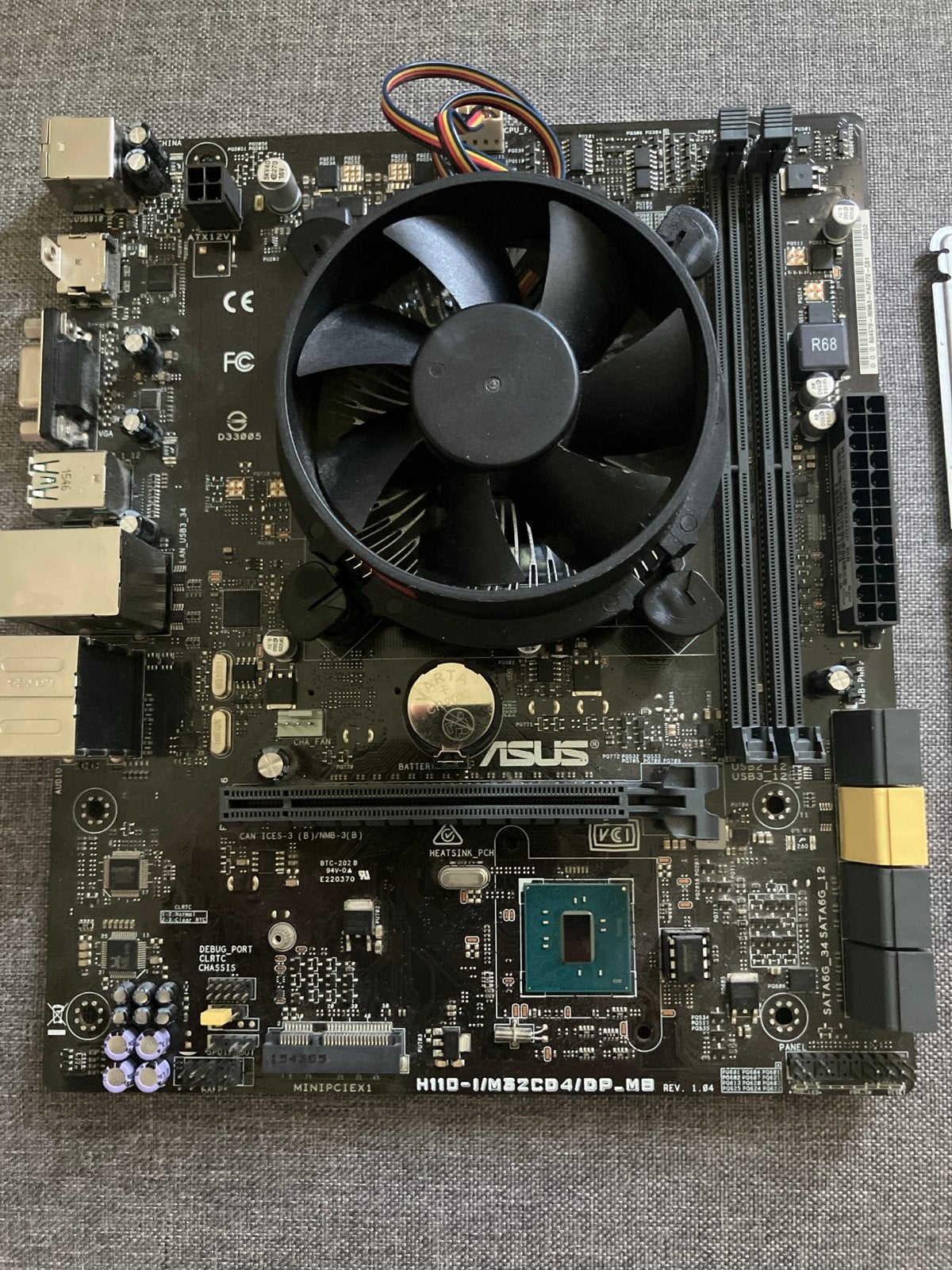 ASUS H110-I/M32CD4/DP-MB Moederbord met I5 6400, Ophalen of Verzenden, Gebruikt, Intel, DDR4
