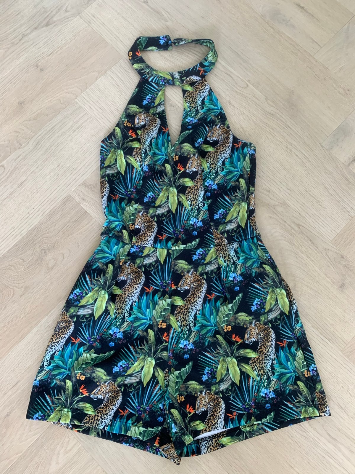 Bodyflirt Jungle Print Playsuit met Luipaardprint, Kleding | Dames, Ophalen of Verzenden, Zo goed als nieuw, Maat 34 (XS) of kleiner