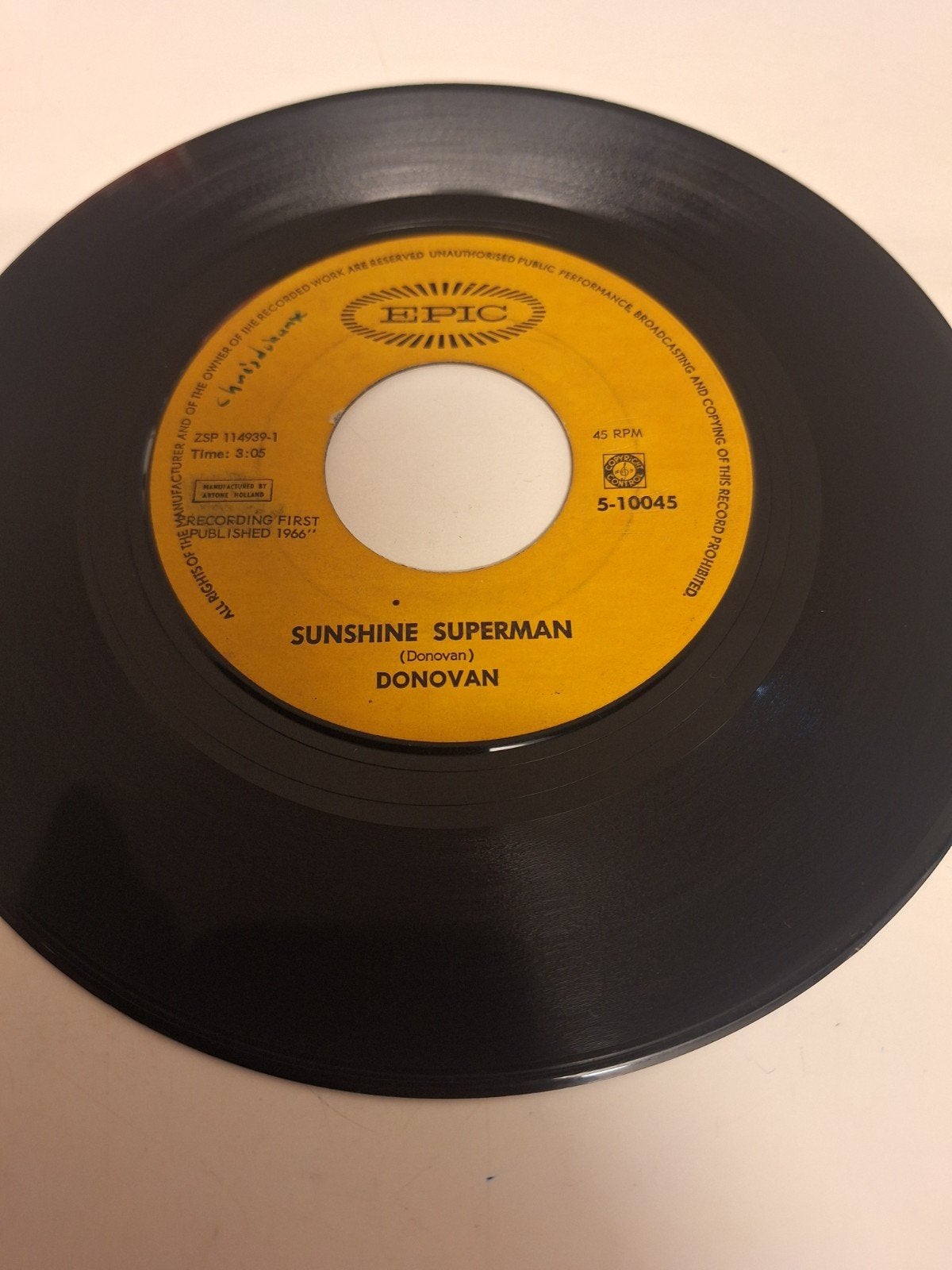Donovan - Sunshine Superman, 1966., Verzenden, 7 inch, Pop