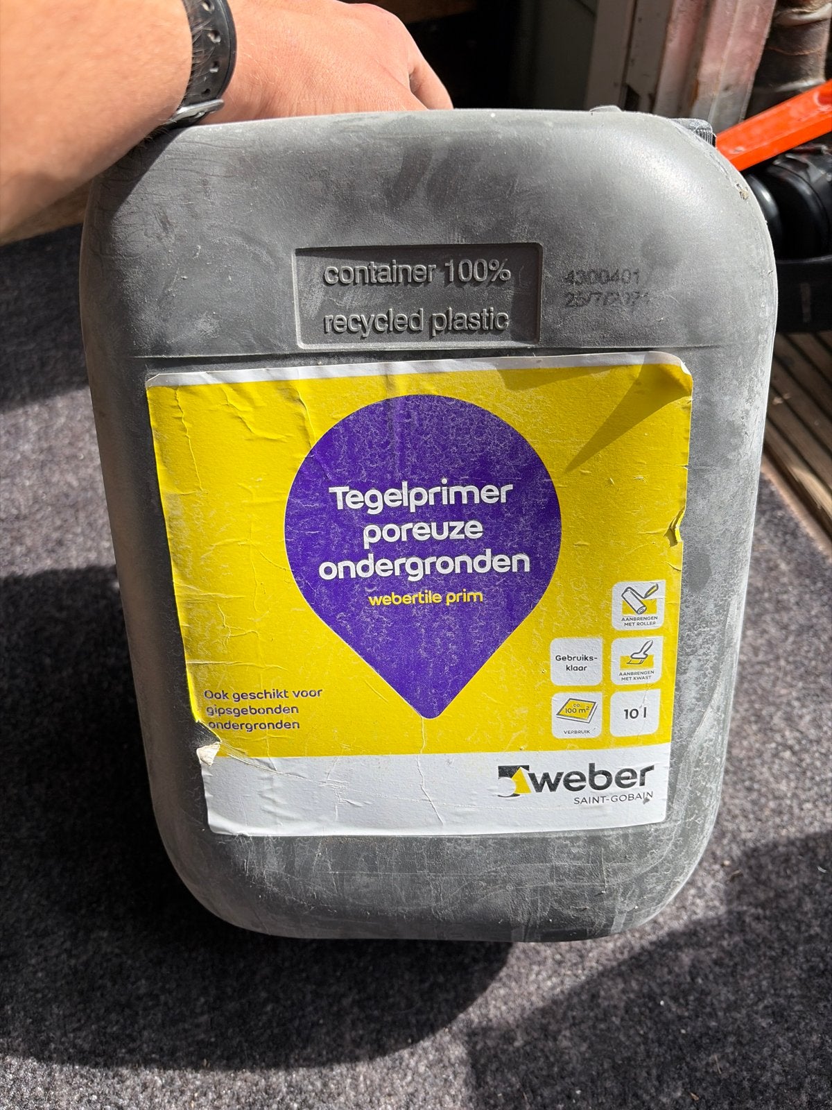 Weber Tegelprimer Poreuze Ondergronden - Zo goed als nieuw, Ophalen of Verzenden, Zo goed als nieuw