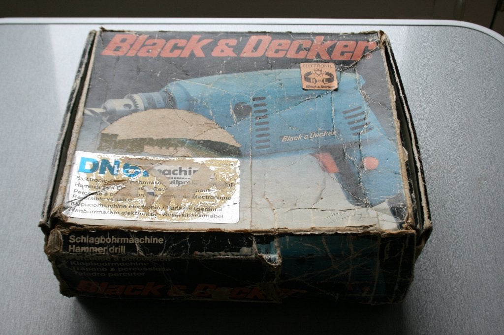 Vintage Black & Decker Boormachine - Zo goed als nieuw, Doe-het-zelf en Verbouw, Gebruikt, Ophalen of Verzenden, Boor- en Schroefmachine