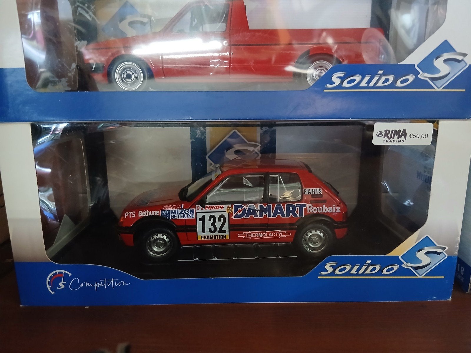 Solido 1:18 Peugeot 205 Rallye Modelauto, Ophalen of Verzenden, Nieuw, Auto, Solido