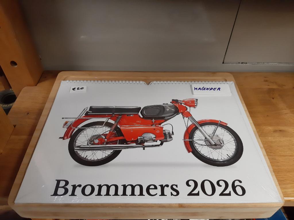 brommers kalender 2026 brommer kalender nieuw € 20,00, Pascalstraat 6 1704 RD Heerhugowaard, Nieuw, Ophalen of Verzenden, Maandkalender