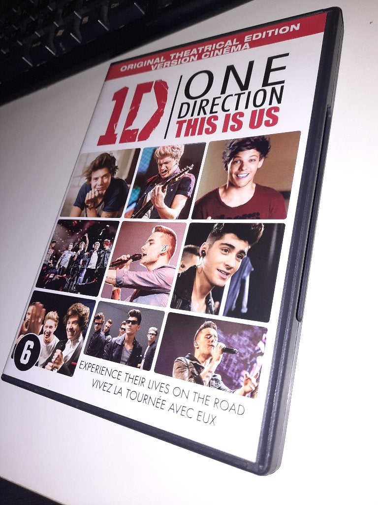 DVD One Direction This Is Us, Alle leeftijden, Ophalen, Zo goed als nieuw