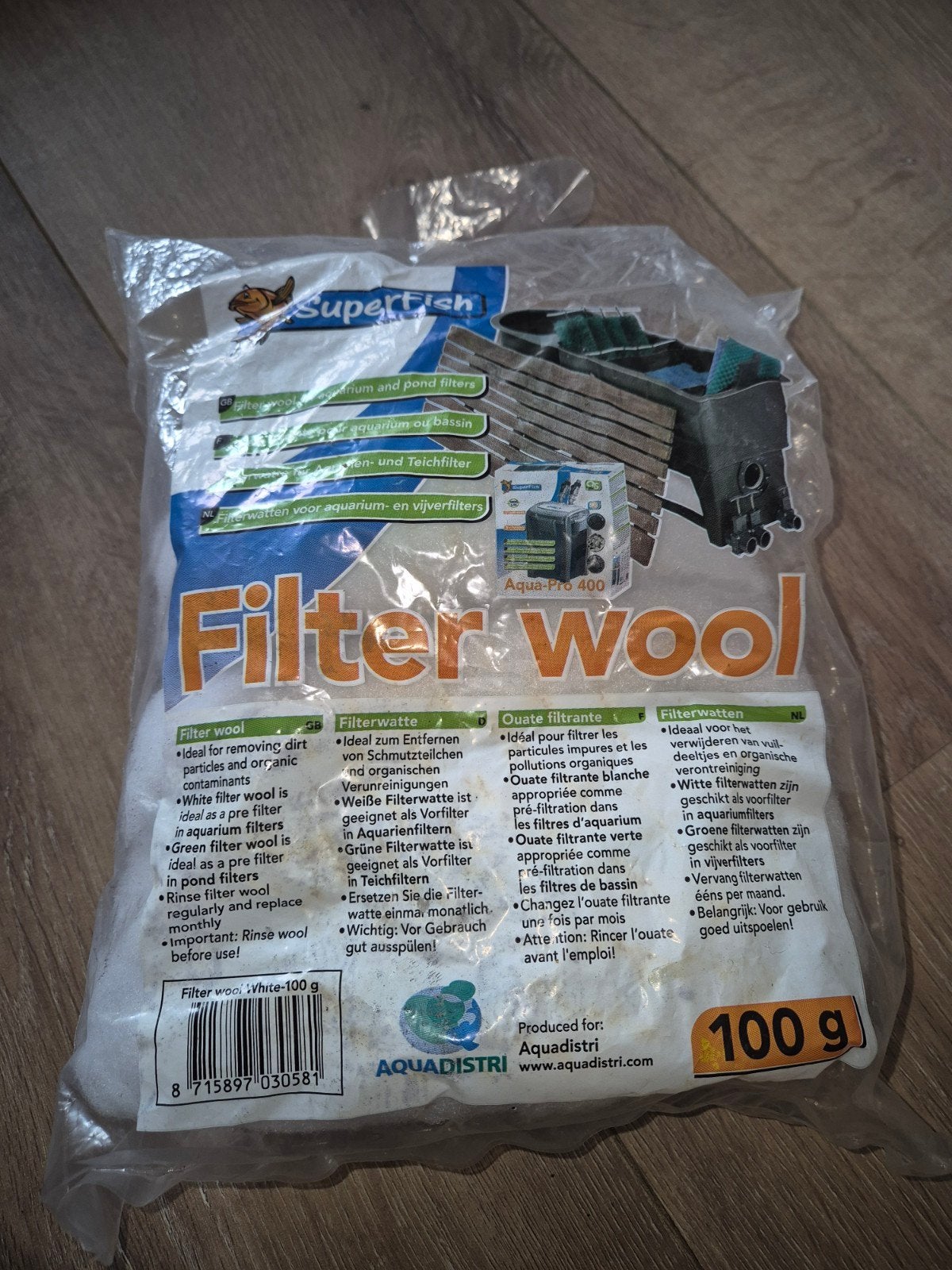 filter wol, Ophalen
