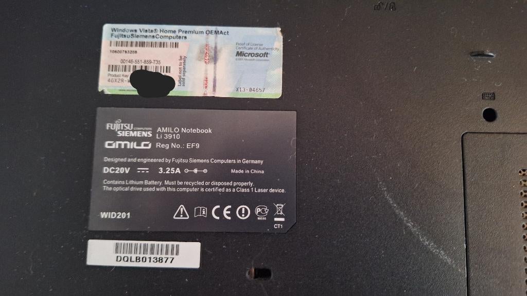 Verschillende retro laptops, medion, fujitsu win xp, Ophalen of Verzenden, Dell