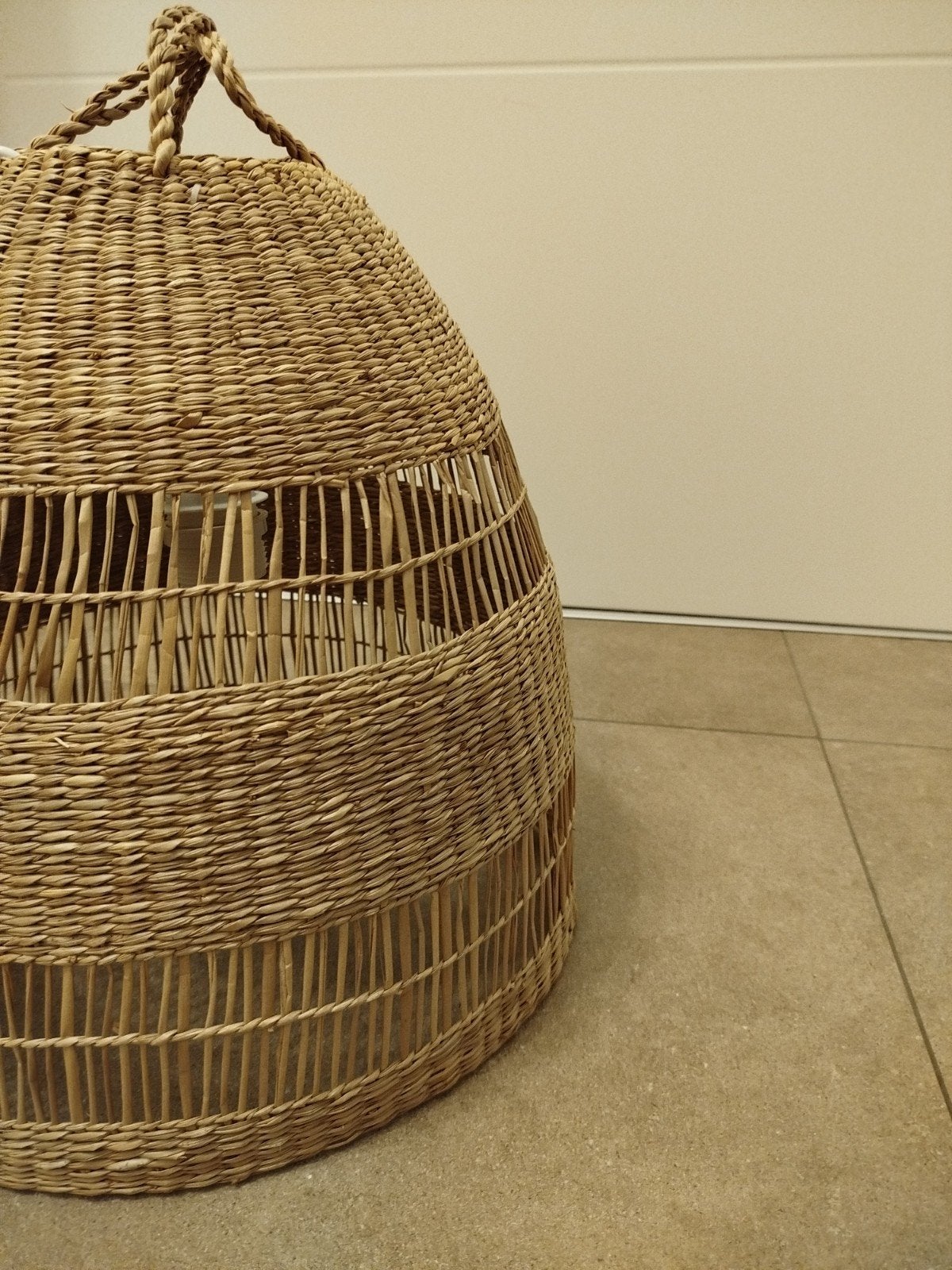 Rotan lamp Torared ikea Als Nieuw, Zo goed als nieuw, Natuurlijk materiaal, Rotan boho Ibiza vintage, E27 (groot)