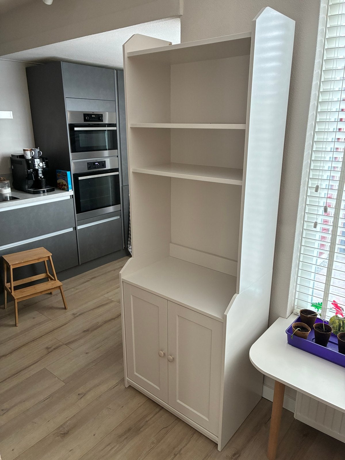 Hauga kast - IKEA - Wit, Ophalen, Overige materialen, 200 cm of meer, 50 tot 100 cm