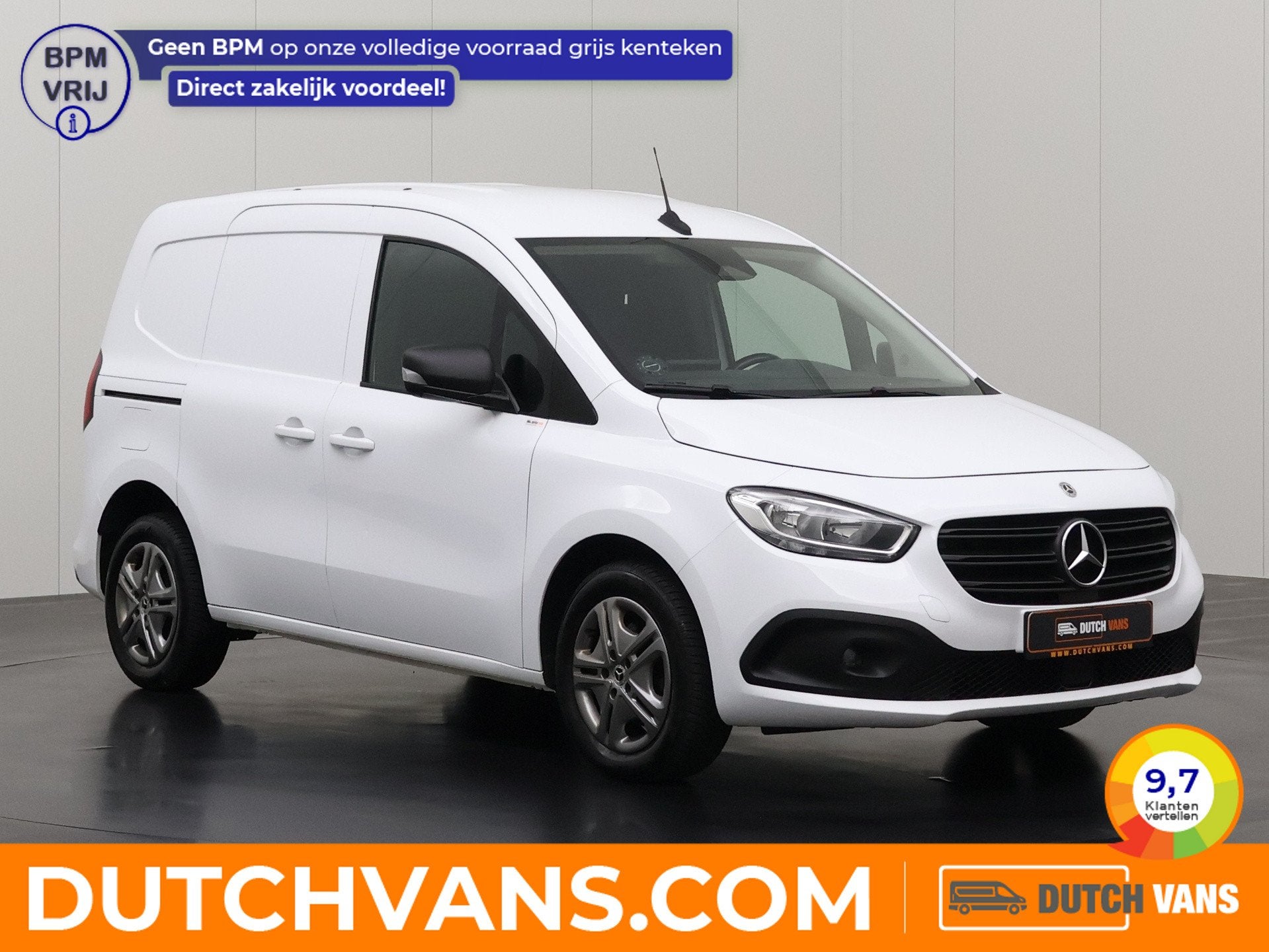 Mercedes-Benz Citan Automaat Business | Multimedia | Airco |, Auto's, Bestelauto's, Automaat, 101 pk, Euro 6, Wit