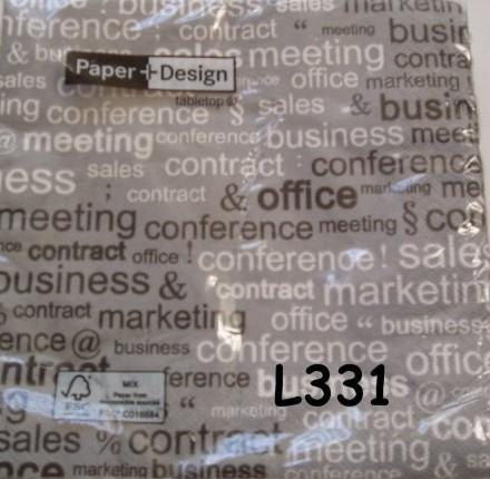 OPRUIMING servetten decoupage * tekst L331 – 15x, Verzenden, Nieuw