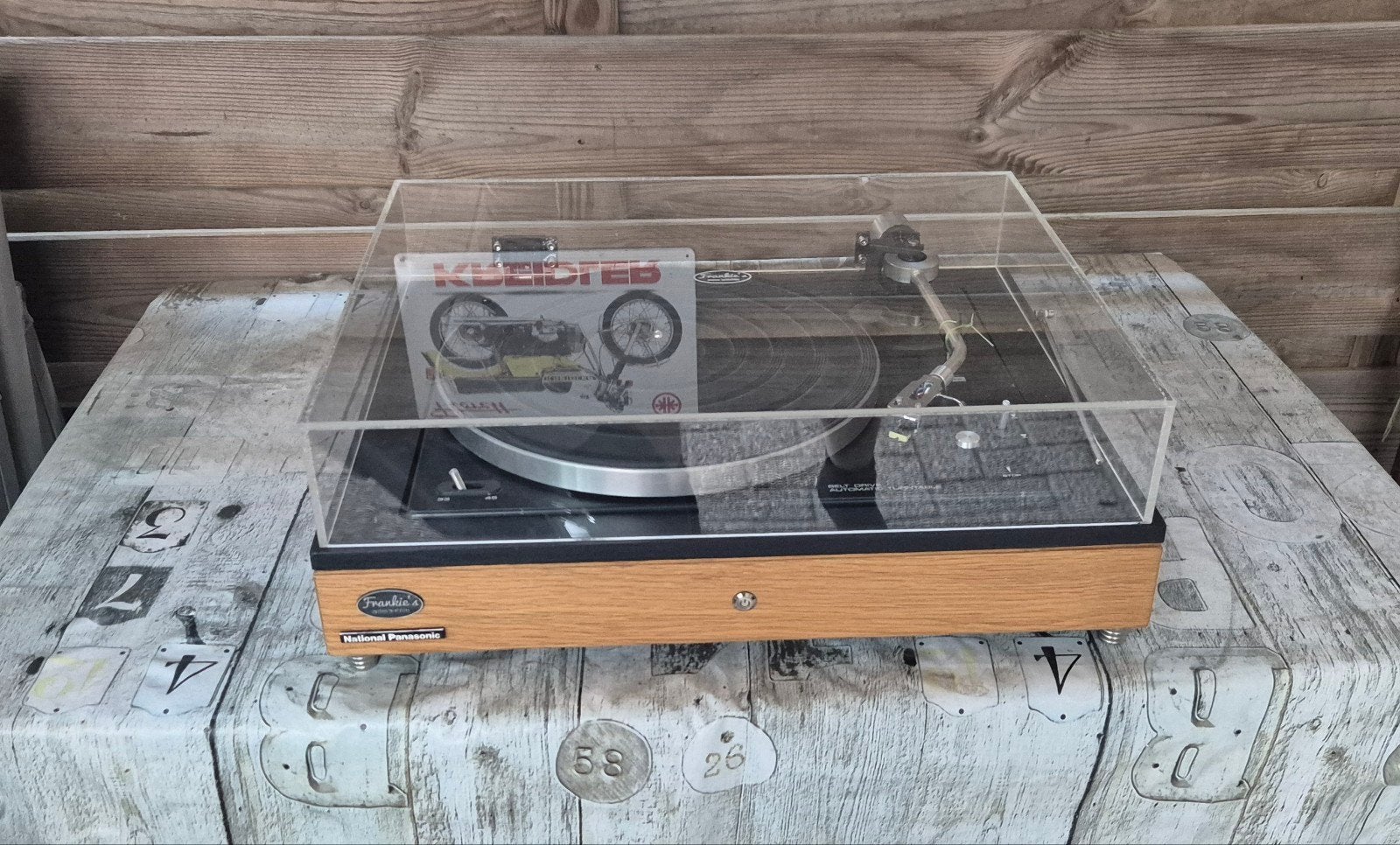 Vintage National Panasonic platenspeler izgst, Ophalen, Zo goed als nieuw, Technics
