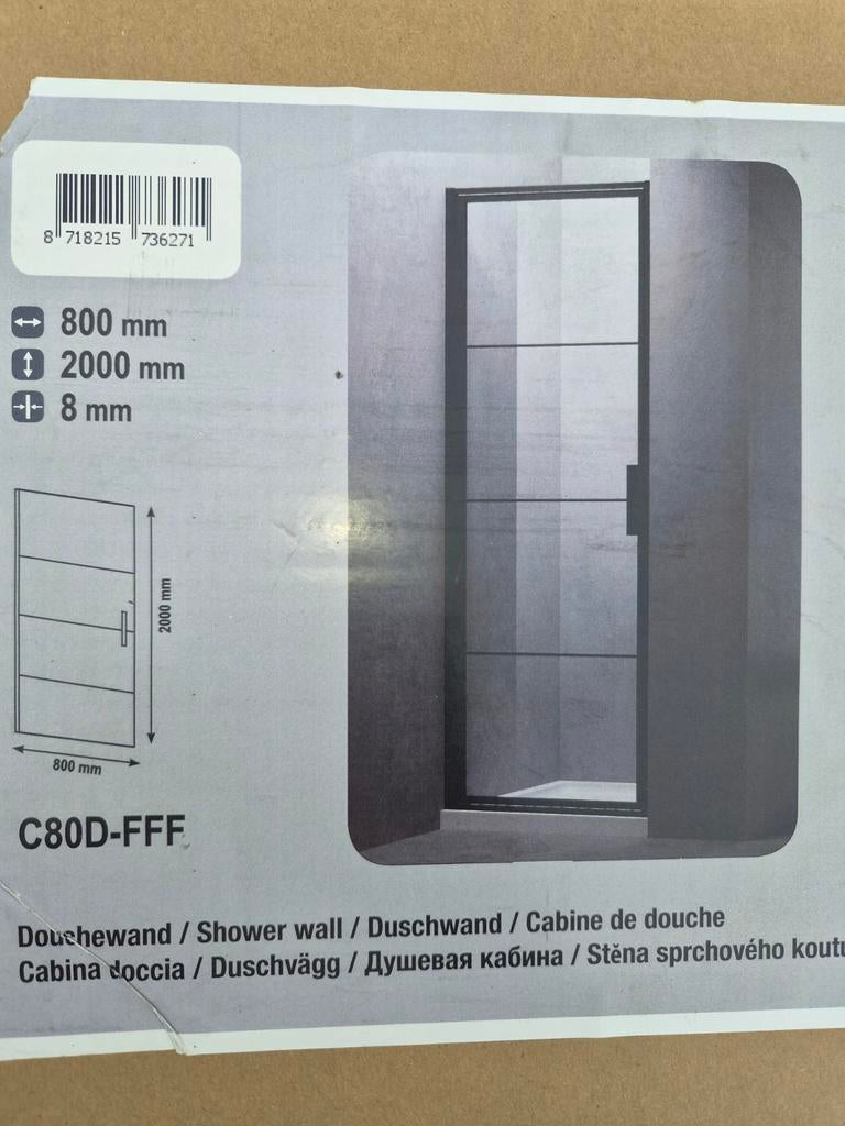 Nieuwe douchedeuren 800x2000mm en 1000x2000mm, Ophalen, Nieuw, Douche