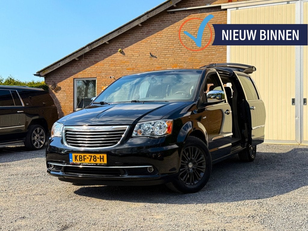 Chrysler Grand Voyager 3.6 V6 LIMITED S BLACK 3xTV/DVD/STOEL, Gebruikt, Beige, Grand Voyager, 7 stoelen