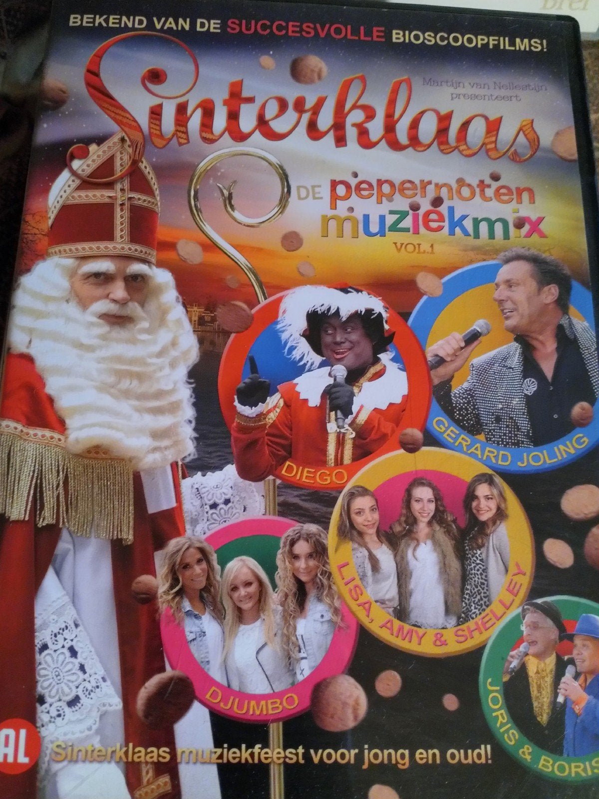 Sinterklaas: De Pepernoten Muziekmix Vol. 1 (DVD), Show, Gebruikt, Alle leeftijden, Sinterklaas