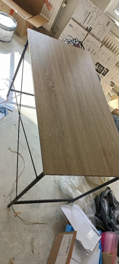 Bureau, Huis en Inrichting, Bureaus, Ophalen, Demontabel, Gebruikt, 120 cm