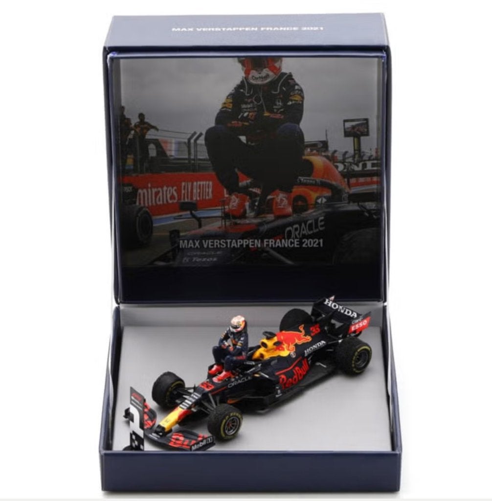 ✅ Max Verstappen 1:43 Winner Frankrijk GP 2021 Spark Special, Ophalen of Verzenden, Nieuw, Formule 1