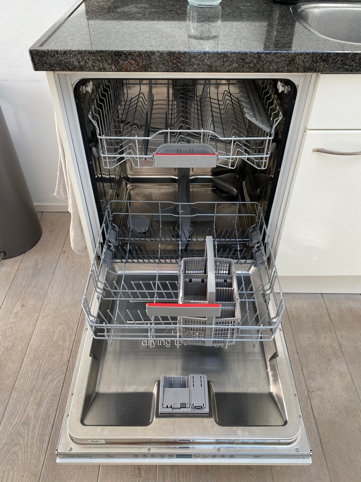 Bosch SuperSilence Inbouw Vaatwasser SMV45IX03E/74, Ophalen, Gebruikt, 60 cm of meer, Eco programma