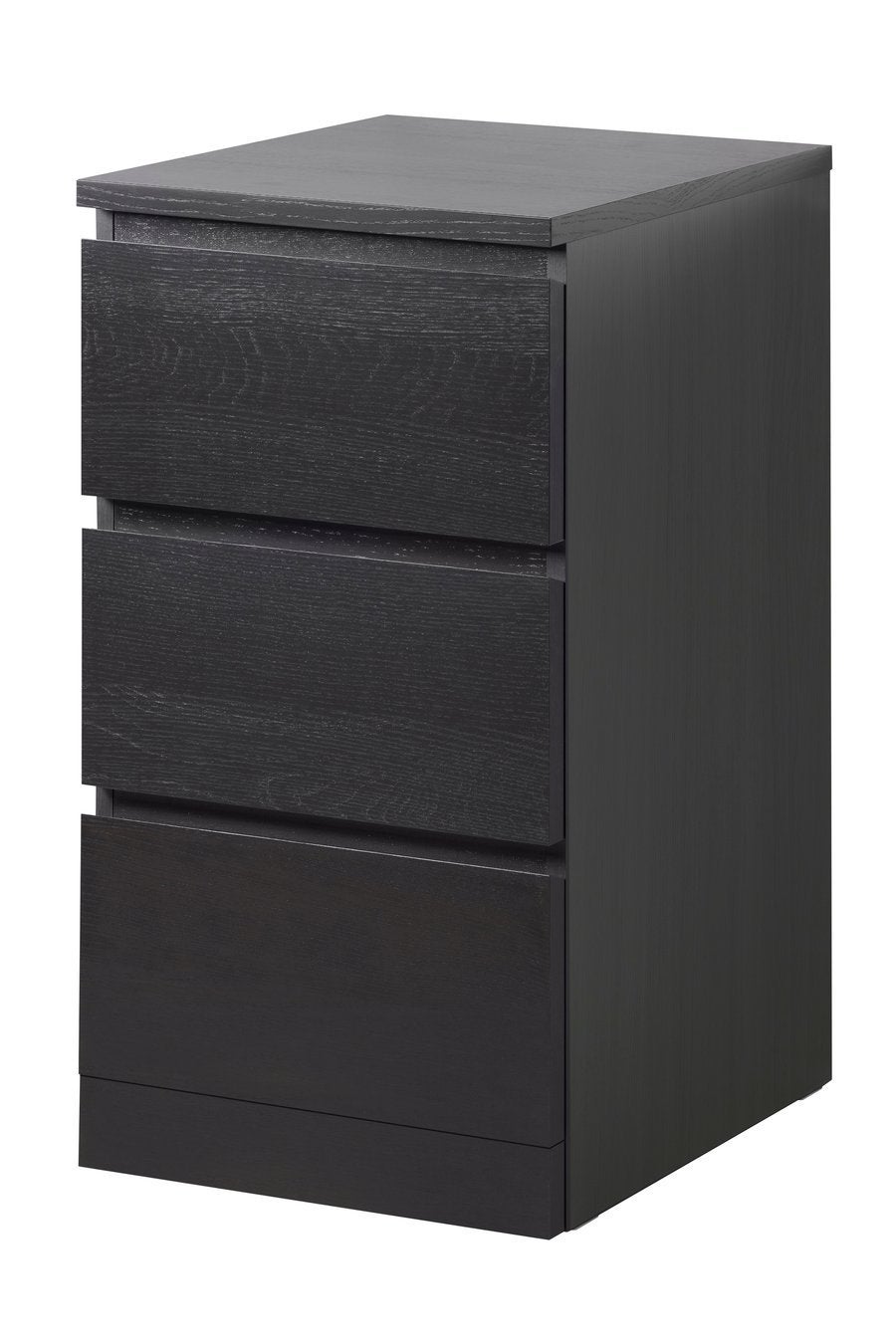 Ikea Malm ladekast, 3 lades, zwart, 40x78cm NIEUW in doos., Ophalen, 50 tot 100 cm, Zo goed als nieuw, 3 of 4 laden