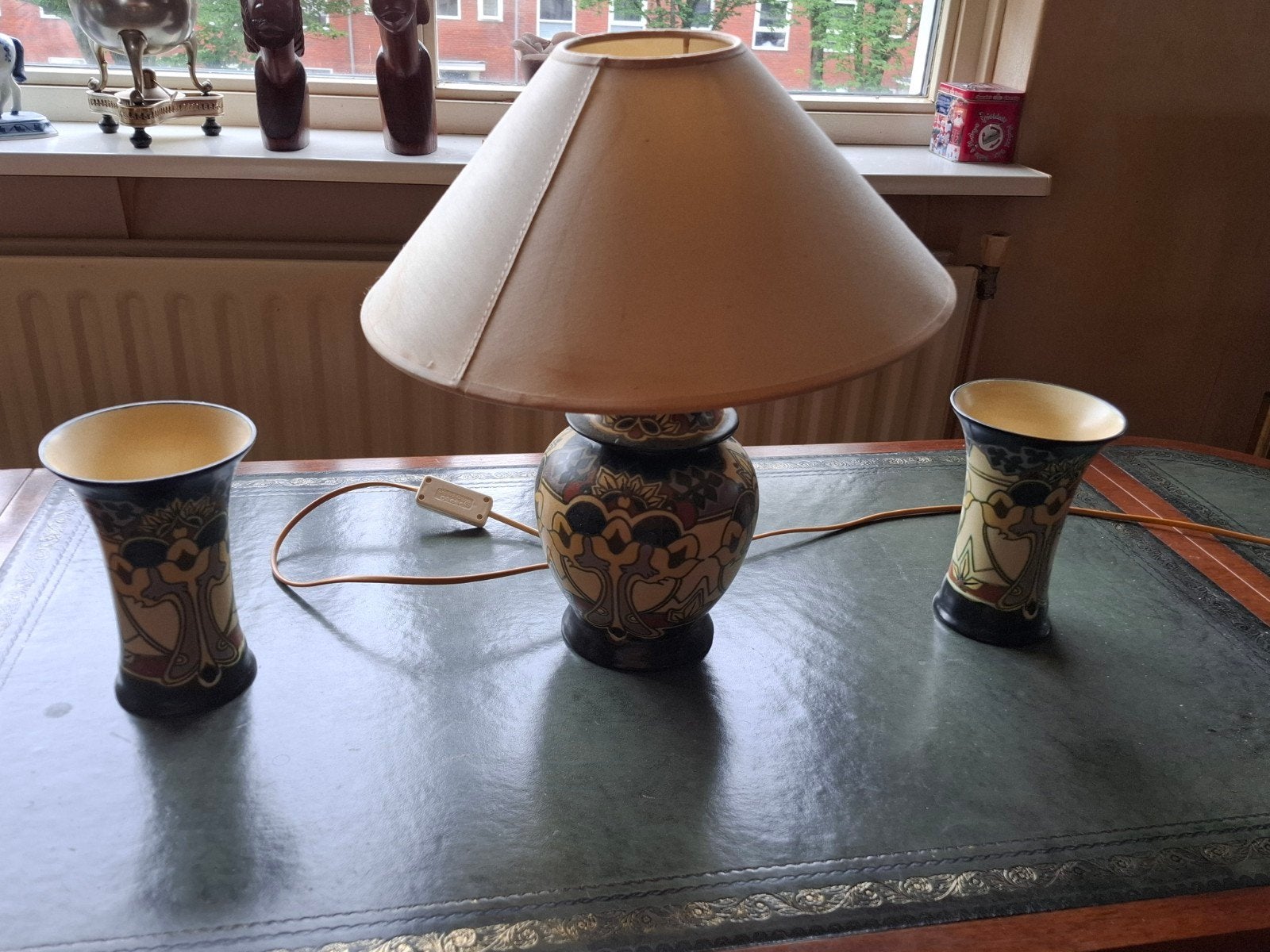 Lamp/vaas set, Ophalen, Gebruikt