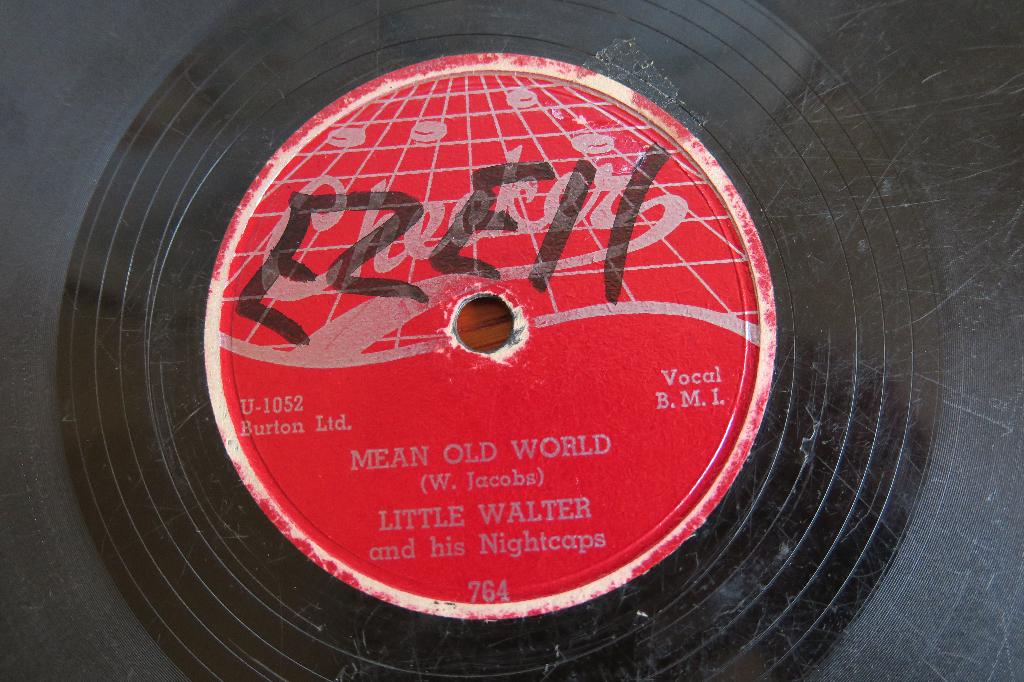 Little Walter Mean Old World 78 toeren 78 rpm blues jukebox, Cd's en Dvd's, Gebruikt, 10 inch, Ophalen of Verzenden, 1940 tot 1960