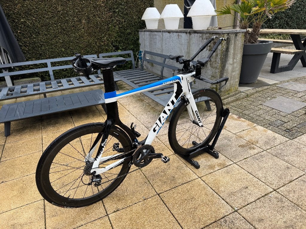Giant Trinity Triathlonfiets, Fietsen en Brommers, Fietsen | Racefietsen, Gebruikt, Carbon, 10 tot 15 versnellingen, Ophalen