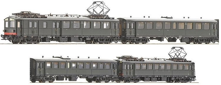 Roco 63140 NS set 9103 (4  Blokkendoos) groen tp. III - HO, Hobby en Vrije tijd, Modeltreinen | H0, Treinset, Gelijkstroom, Nieuw