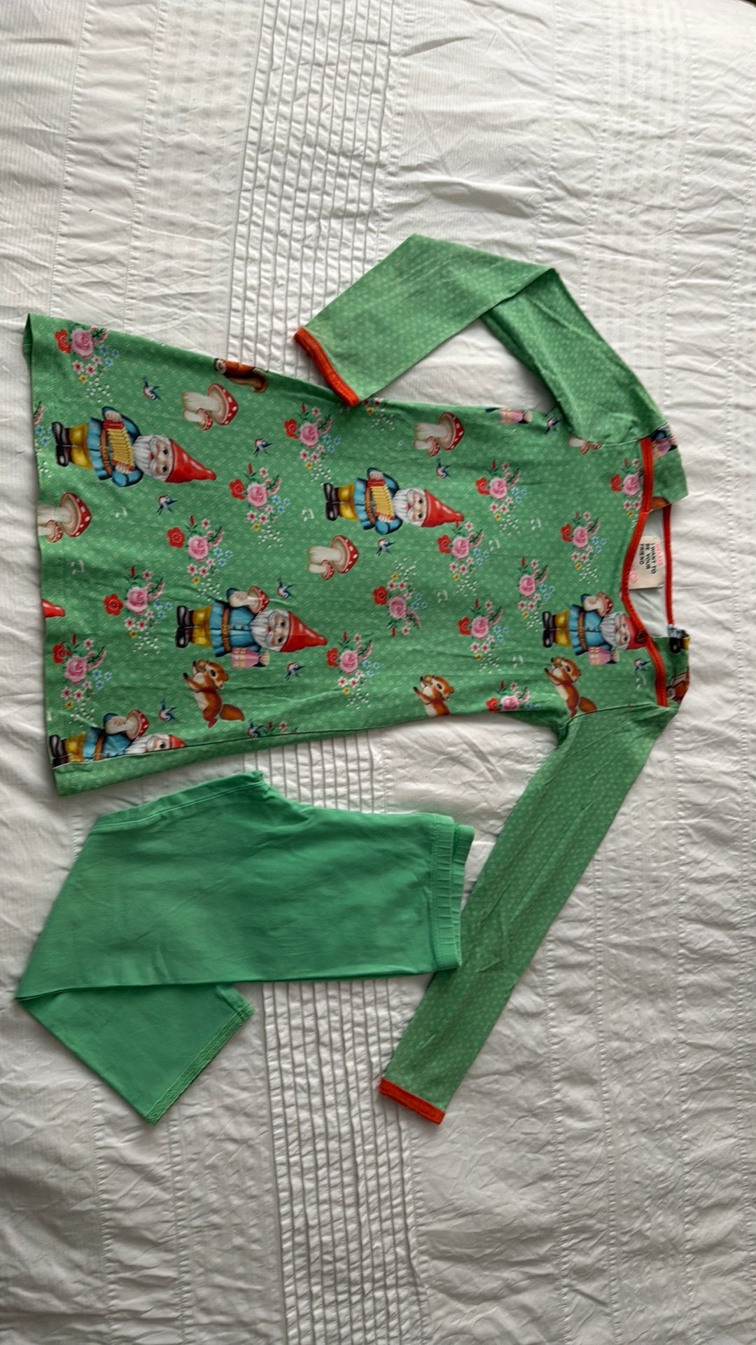 Mim pi jurk 140 kabouter met gratis legging, Ophalen of Verzenden, Zo goed als nieuw, Meisje, Jurk of Rok