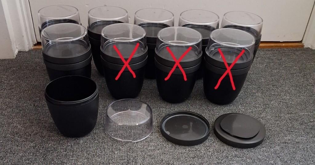 Bekers met deksel (nieuw), Ophalen, Nieuw, Beker of Kan