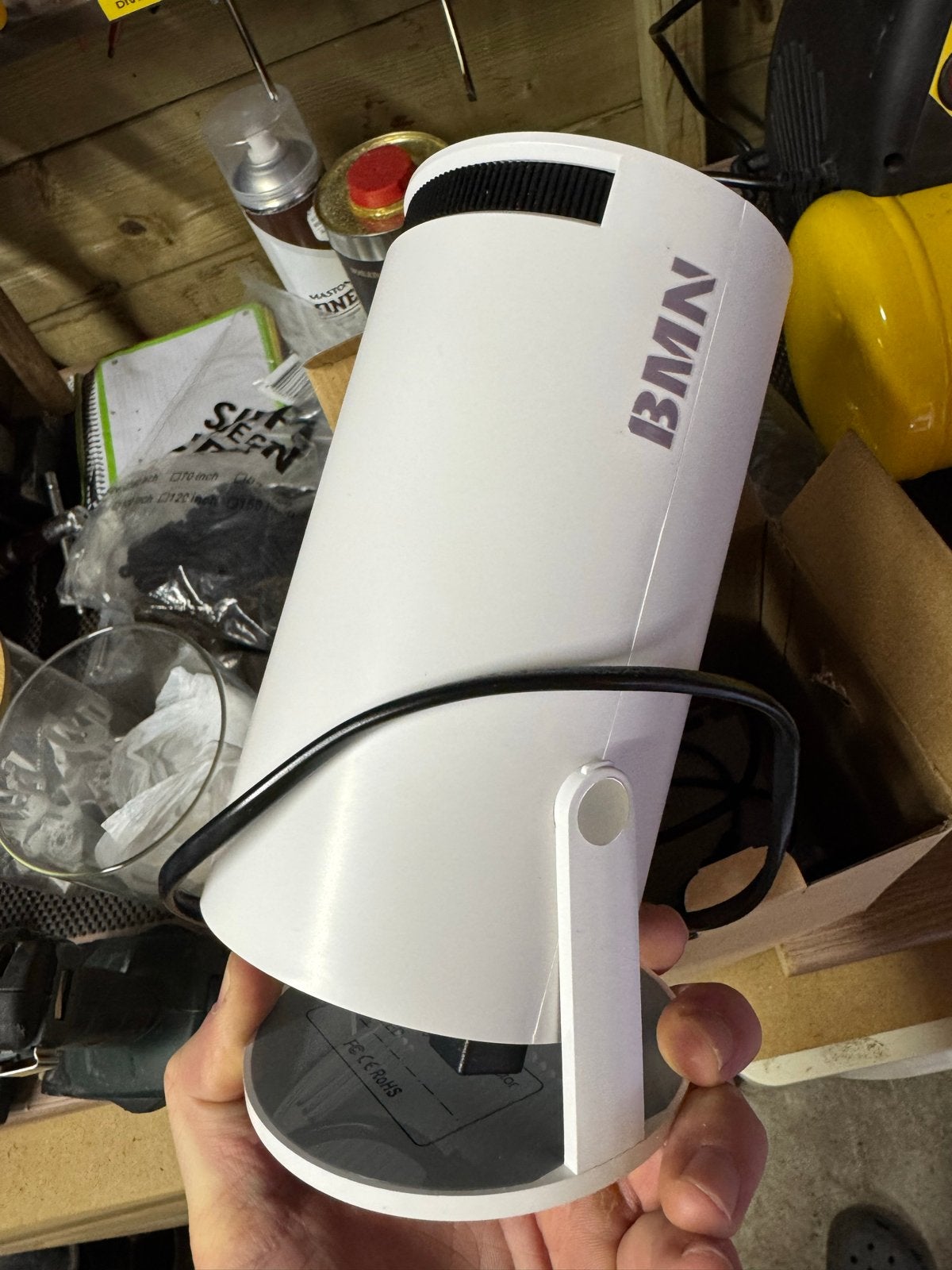 Ultra HD Projector met Projectiescherm, Ophalen, Zo goed als nieuw, LED, Ultra HD (4K)