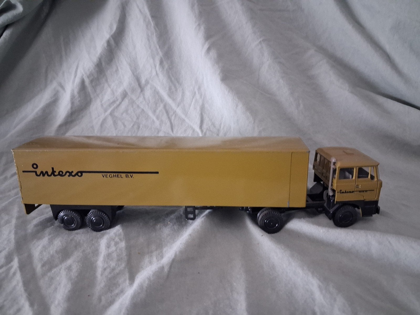 Vintage Interxo Veghel B.V. Truck Model, Hobby en Vrije tijd, Modelauto's | 1:50, Ophalen of Verzenden, Gebruikt, Bus of Vrachtwagen