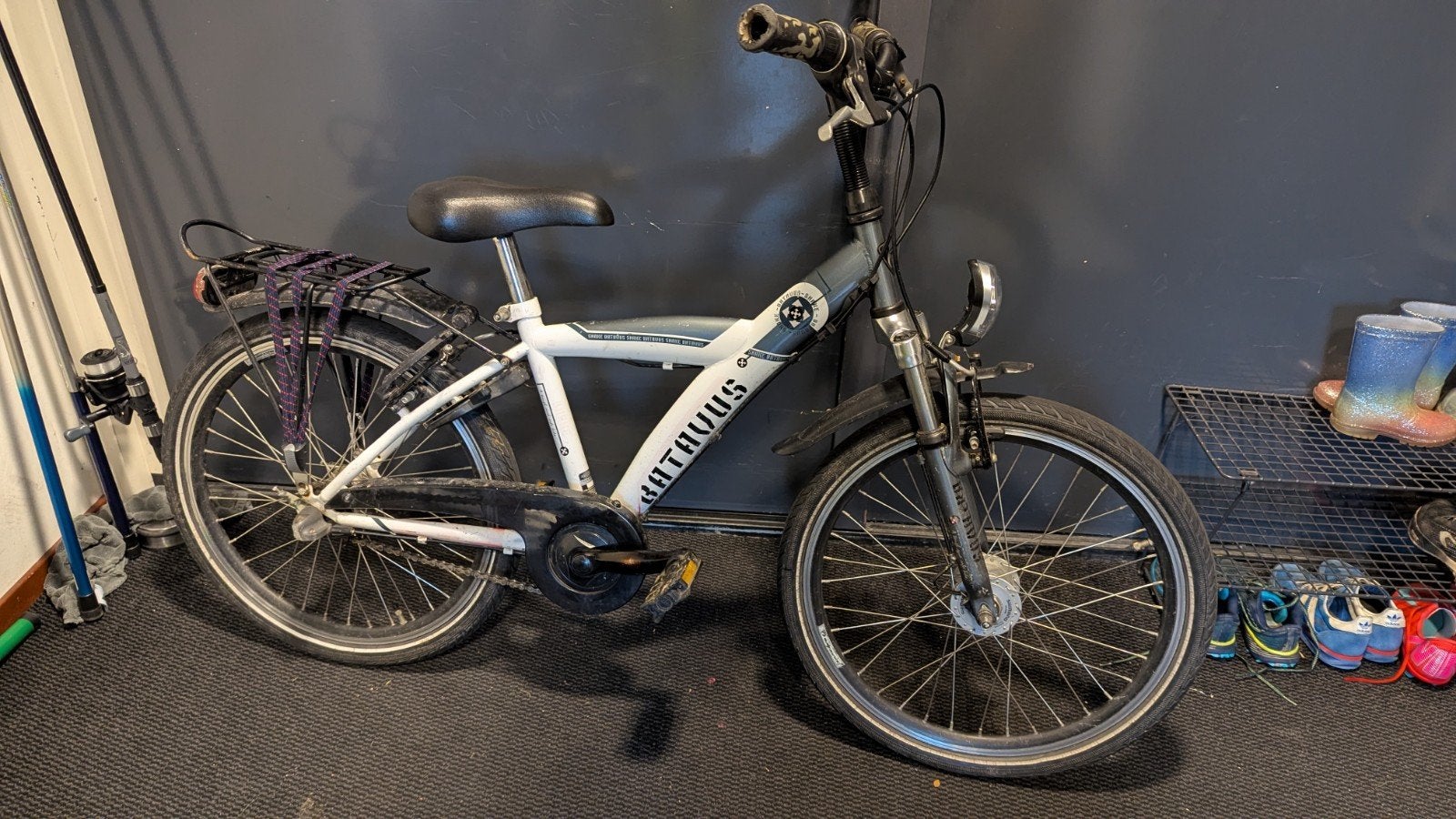 Batavus Snake kinderfiets 22 Inch, Fietsen en Brommers, Ophalen, Gebruikt, Velgrem, Batavus