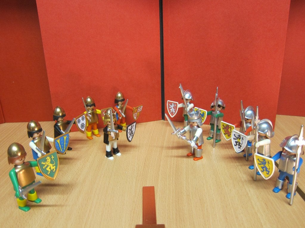 vintage playmobil  ridders lotje, Ophalen of Verzenden, Gebruikt