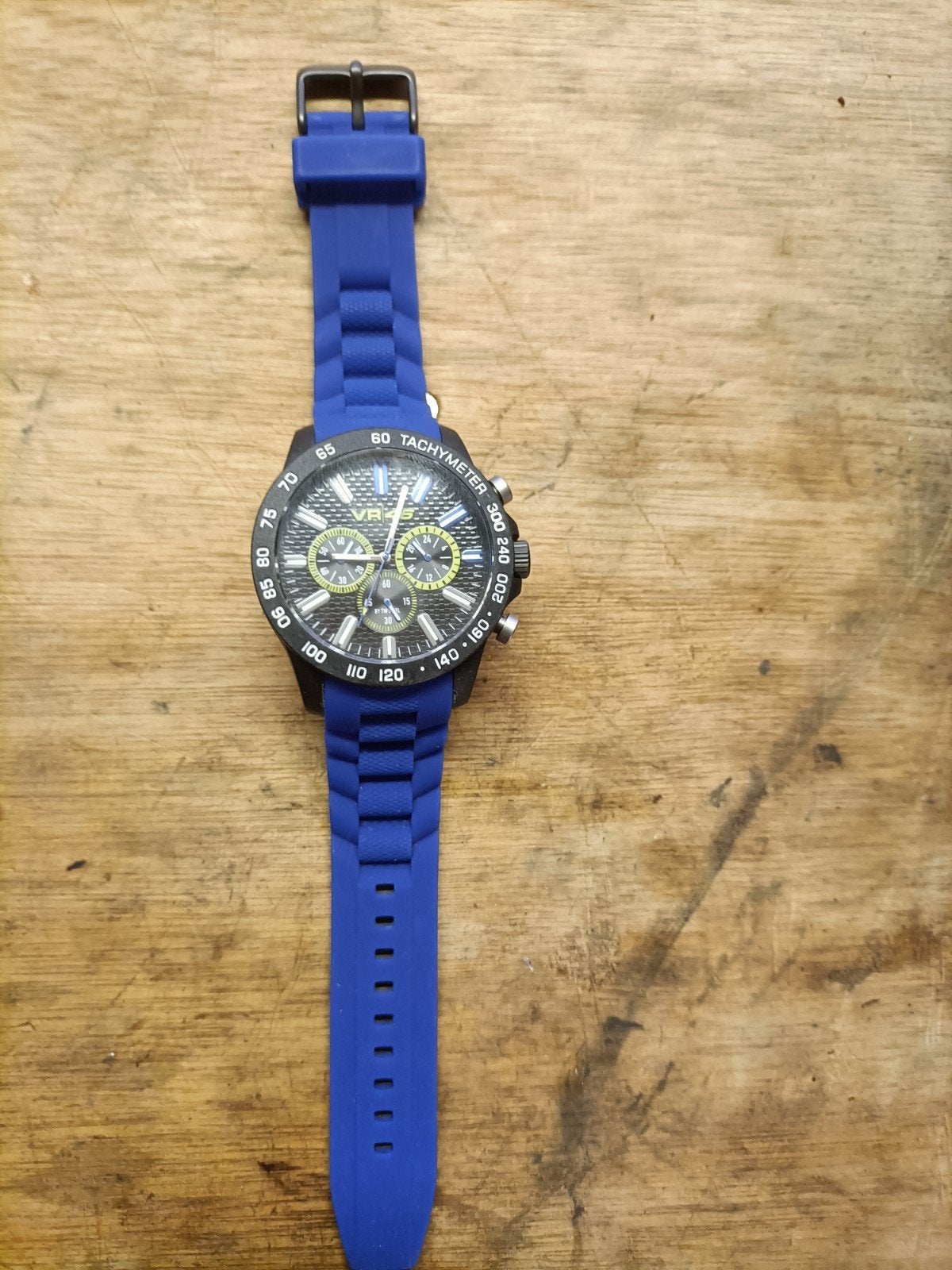 horloge VR/46, Sieraden, Tassen en Uiterlijk, Horloges | Heren, Staal, Polshorloge, Kunststof, Zo goed als nieuw