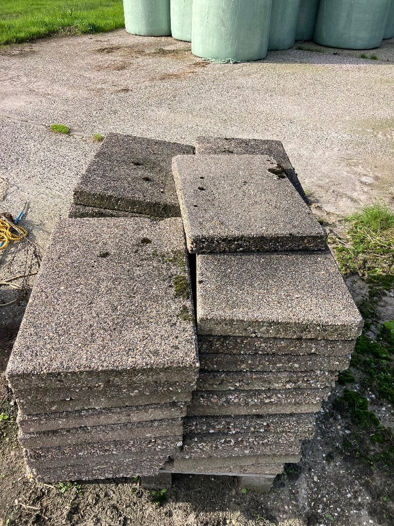 Grindtegels, Tuin en Terras, Ophalen, Gebruikt, Beton, Terrastegels