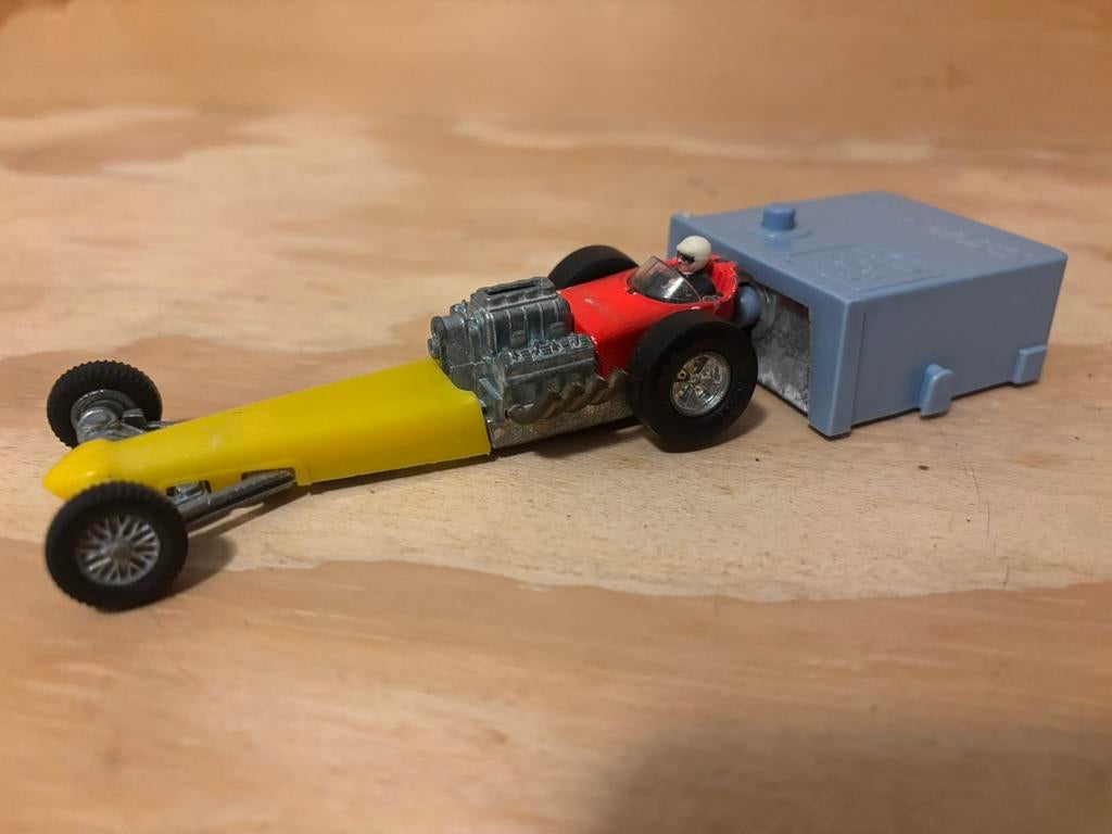 Dinky Toys Dragster met startbox (nr. 224), Ophalen of Verzenden, Zo goed als nieuw, Auto, Dinky Toys