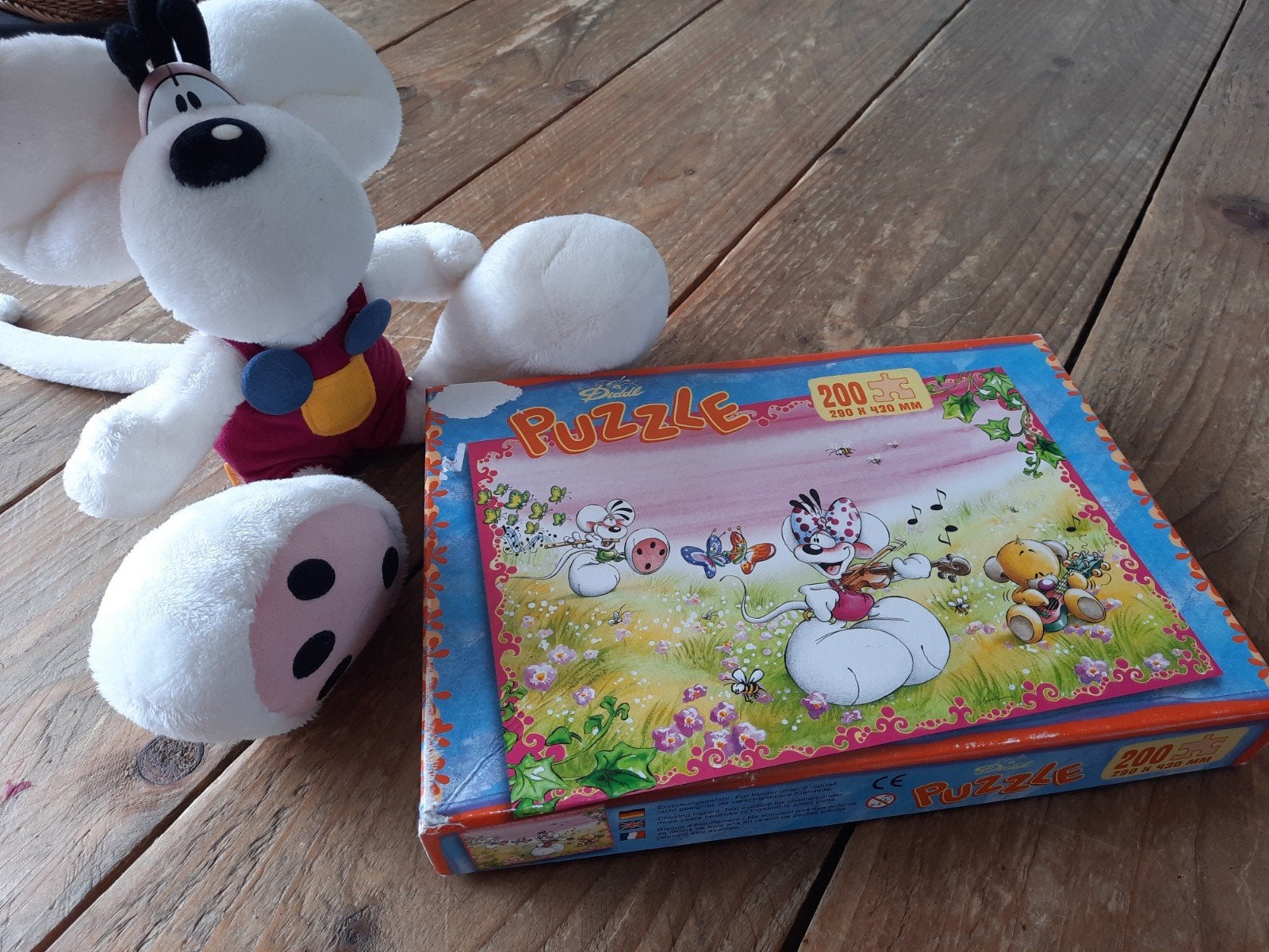 Didle knuffel en puzzel, Ophalen, Minder dan 500 stukjes, Gebruikt, Legpuzzel