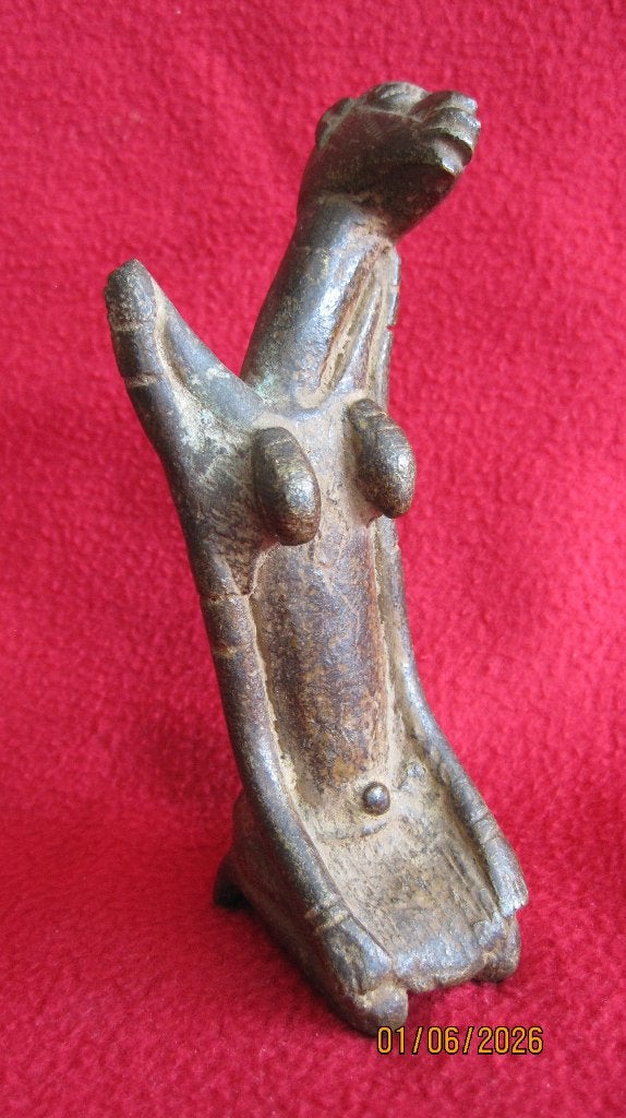 Beeldje brons Dogon, Ophalen of Verzenden