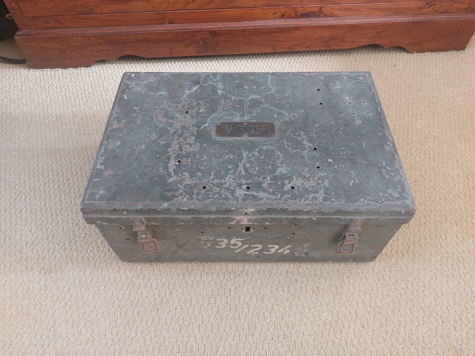 Kriegsmarine optiek kist flak c/30 wo2 duits, Ophalen of Verzenden, Marine, Duitsland