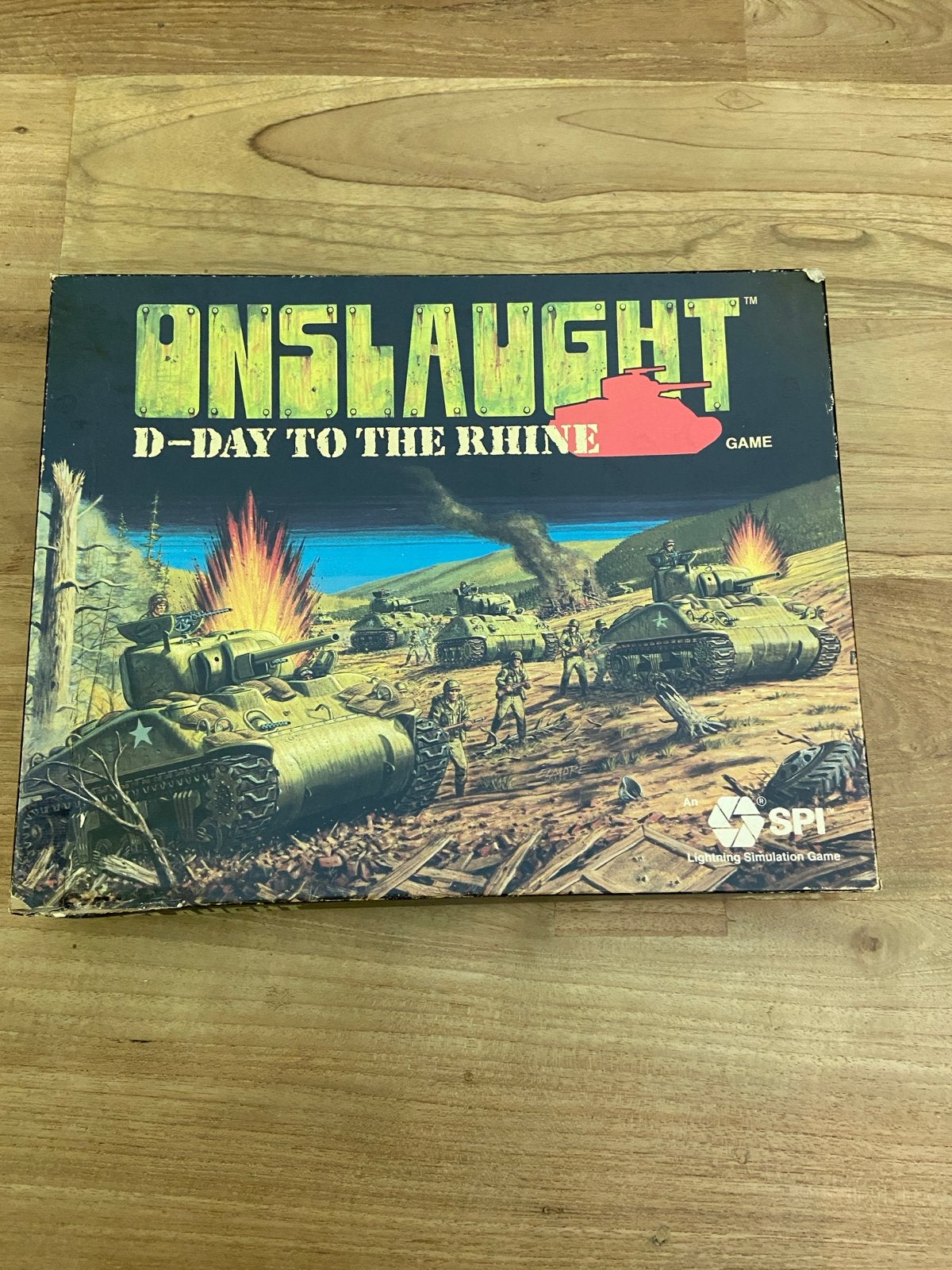 Onslaught: D-Day to the Rhine - Bordspel, Een of twee spelers, Ophalen of Verzenden, Gebruikt