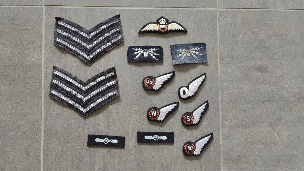 RAF insignia wo2, Verzamelen, Ophalen of Verzenden, Luchtmacht, Engeland, Embleem of Badge
