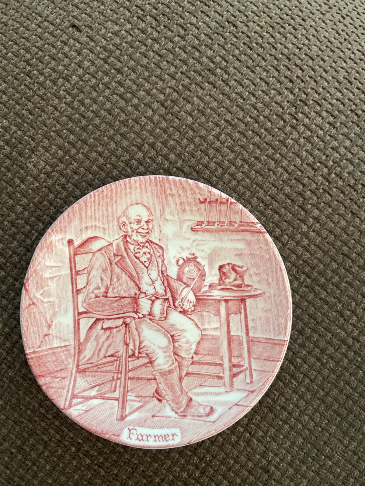 3 stuks Enoch Wedgwood (Tunstall) decoratieve schotel, Ophalen of Verzenden