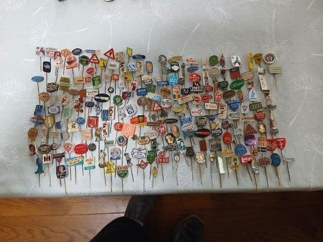 Vintage speldjes en buttons, Ophalen of Verzenden, Gebruikt, Overige onderwerpen
