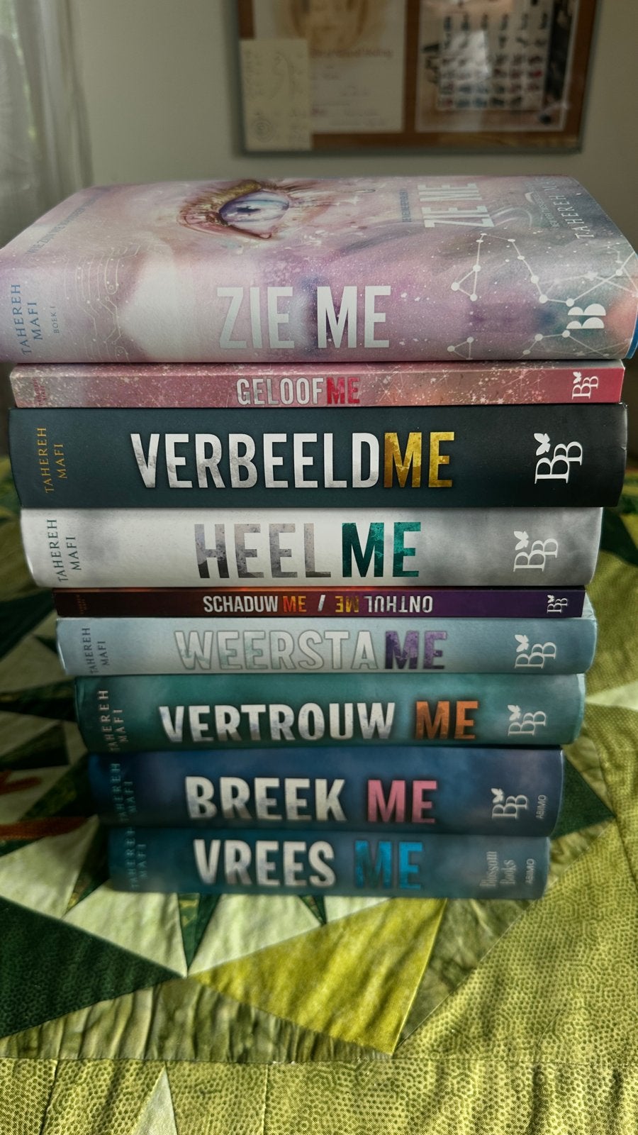 Shatter Me Serie (9 boeken) - Tahereh Mafi, Vrees me serie, Boeken, Ophalen of Verzenden, Gelezen