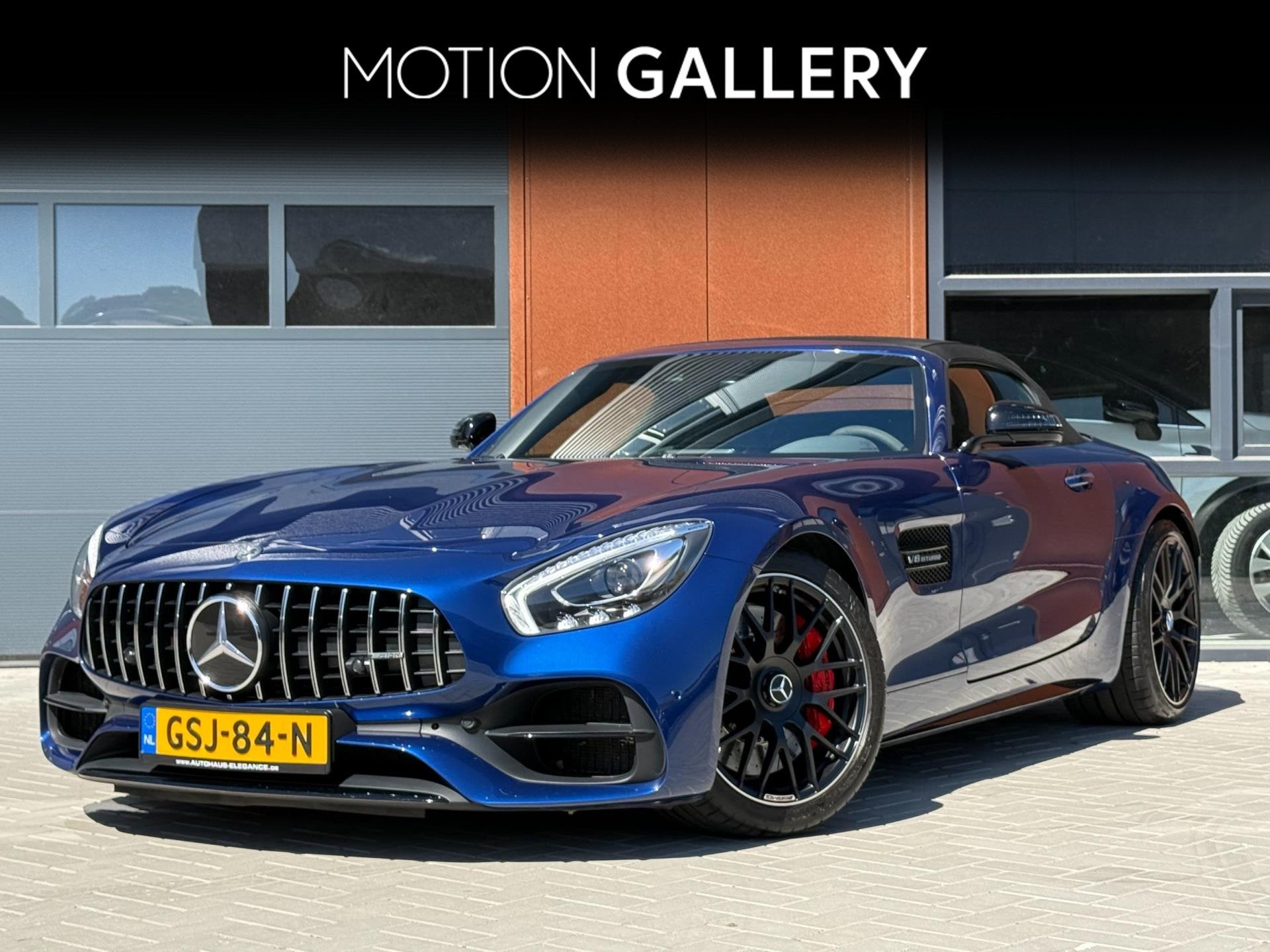 Mercedes-Benz AMG GTC Roadster 4.0 C | Dynamic Plus | Airsca, Auto's, Achterwielaandrijving, Gebruikt, Cabriolet, Blauw