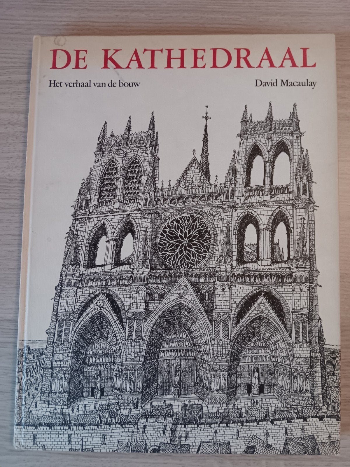De Kathedraal: Het verhaal van de bouw - David Macaulay, Ophalen of Verzenden, Gelezen, David Macaulay